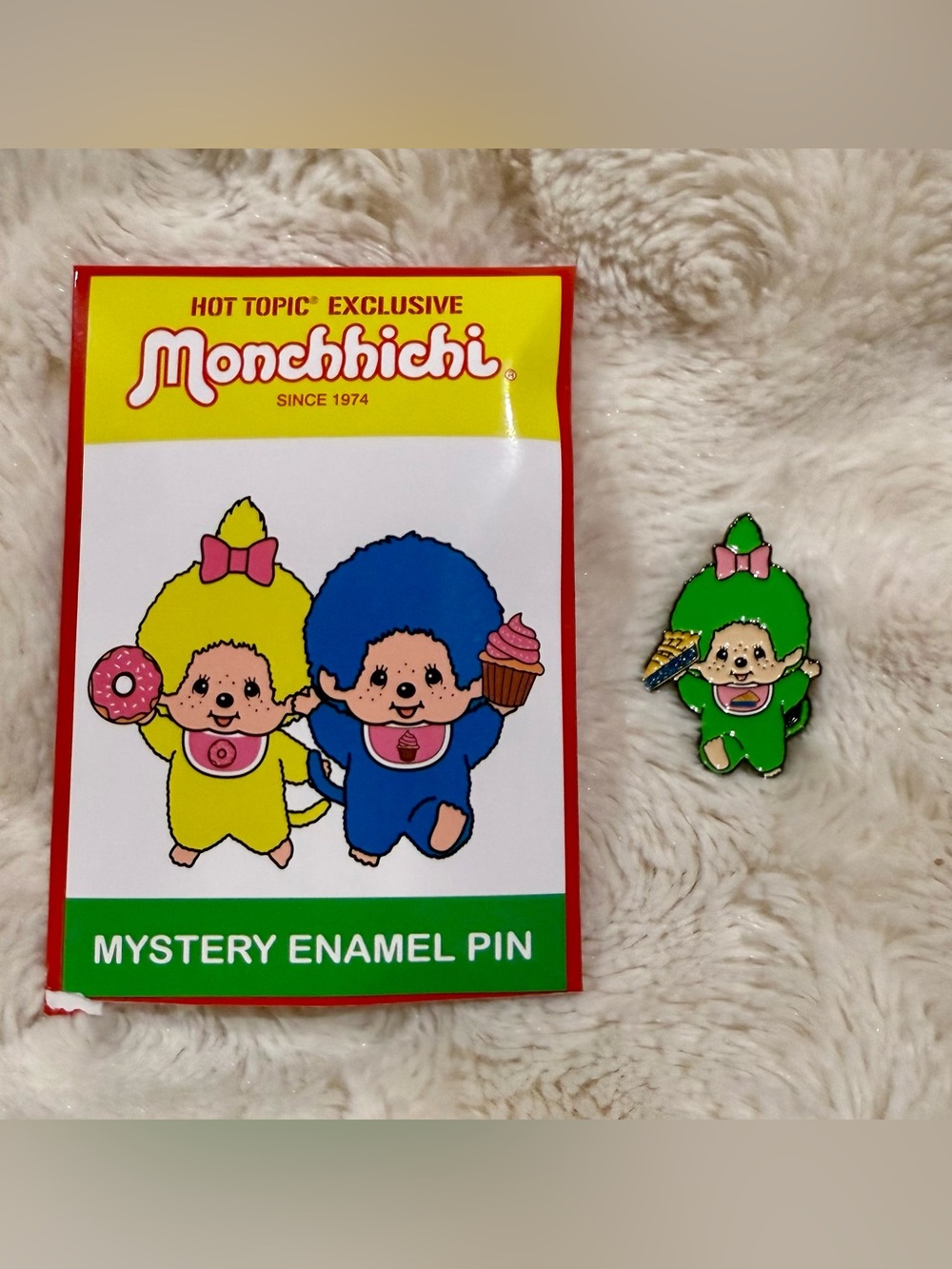 Monchhichi Sweet Blind Bag Enamel Pin Hot Topic Exclusive
